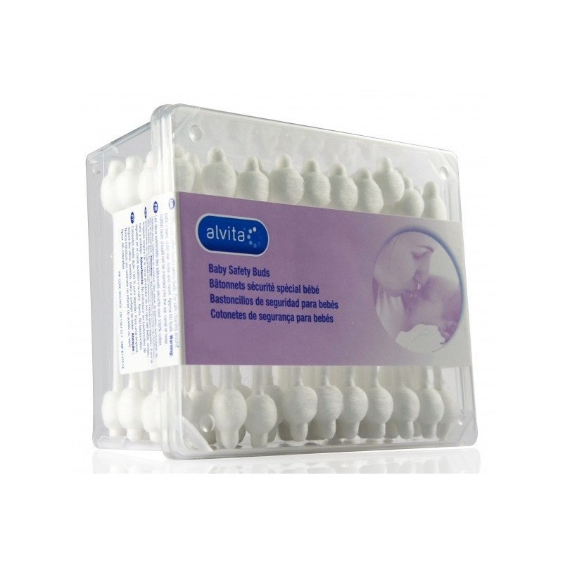 ALVITA BASTONCILLOS OÍDOS ALGODÓN SEGURIDAD 56UDS