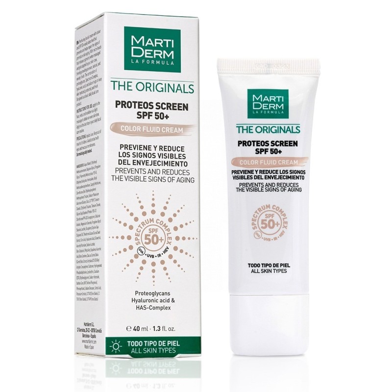 MARTIDERM PROTEOS SCREEN SPF50+ COLOR FLUID CREAM 40ML