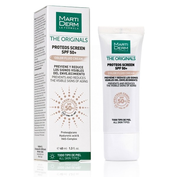 MARTIDERM PROTEOS SCREEN SPF50+ COLOR FLUID CREAM 40ML