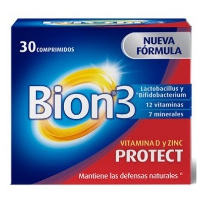BION3 PROTECT VITAMINA D Y ZINC 30 COMPRIMIDOS