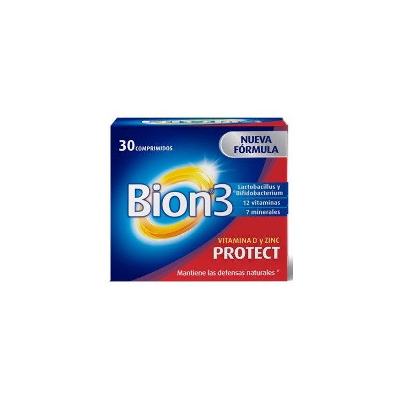 BION3 PROTECT VITAMINA D Y ZINC 30 COMPRIMIDOS