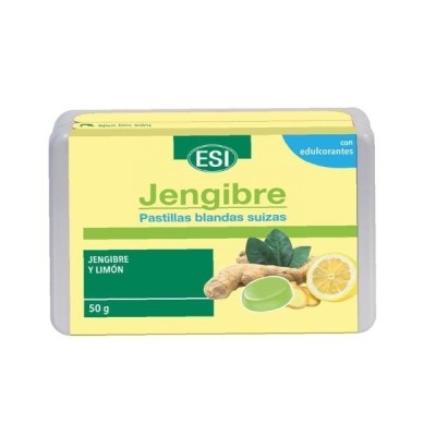 ESI PASTILLAS BLANDAS SUIZAS DE JENGIBRE Y LIMÓN ESI