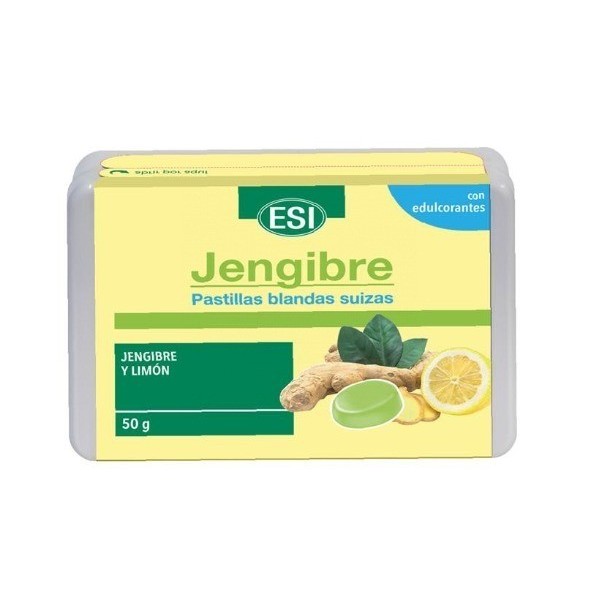 ESI PASTILLAS BLANDAS SUIZAS DE JENGIBRE Y LIMÓN ESI