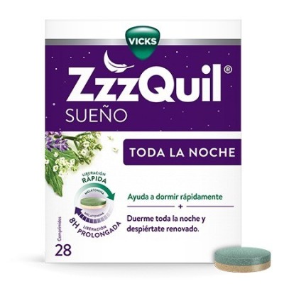 ZZZQUIL SUEÑO TODA LA NOCHE 28 COMPRIMIDOS