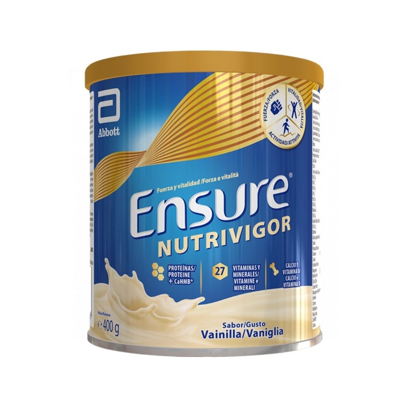 ENSURE NUTRIVIGOR BATIDO VAINILLA – LATA 400GR