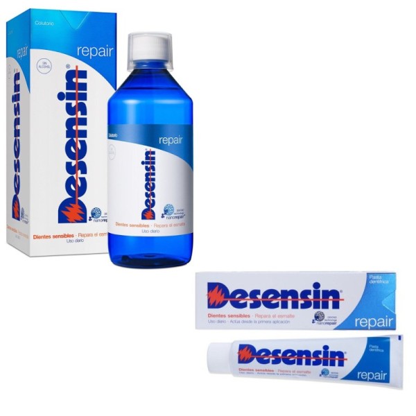 PACK DESENSIN REPAIR PASTA 75ML + COLUTORIO 500ML