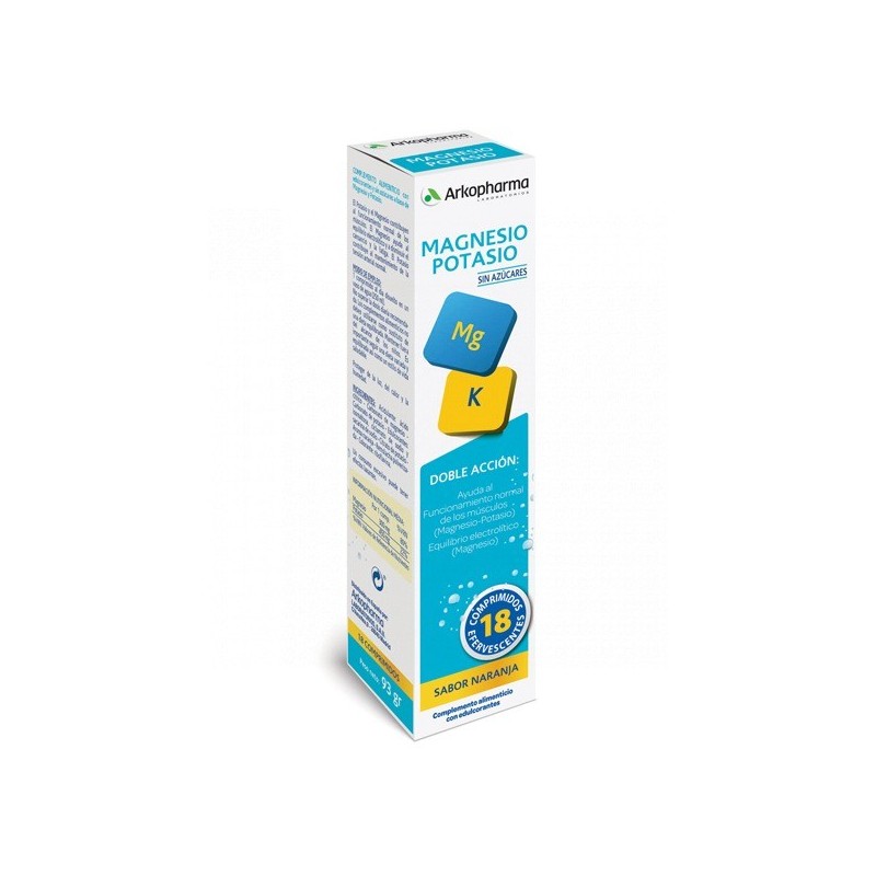 ARKOVITAL MAGNESIO Y POTASIO 18 COMPRIMIDOS