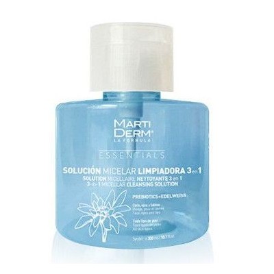MARTIDERM SOLUCIÓN MICELAR LIMPIADORA 3 EN 1 300 ML