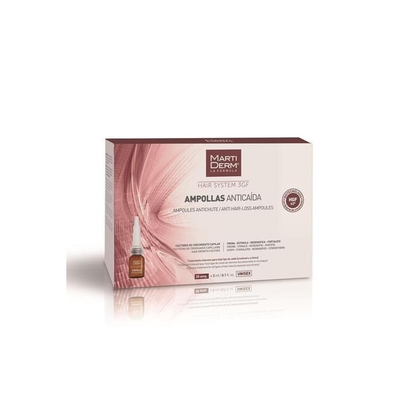 MARTIDERM AMPOLLAS ANTICAIDA 28 AMPOLLAS