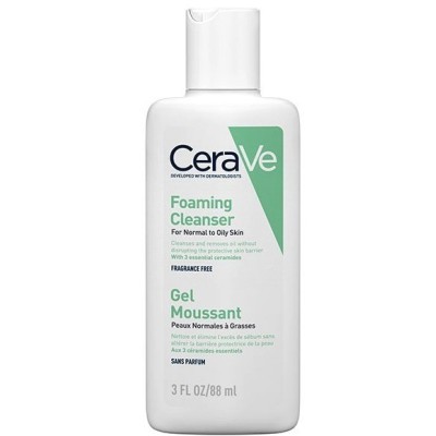 CERAVE GEL LIMPIADOR ESPUMOSO 88 ML