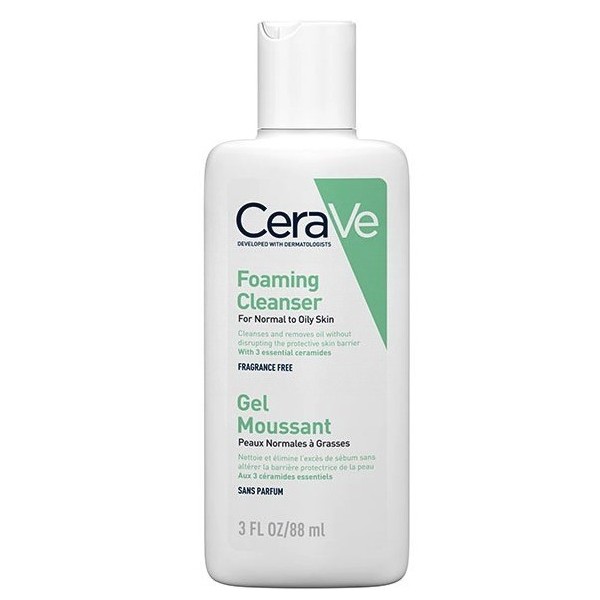 CERAVE GEL LIMPIADOR ESPUMOSO 88 ML