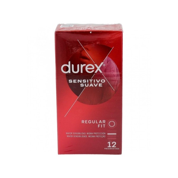 DUREX PRESERVATIVOS SENSITIVO SUAVE 12UDS