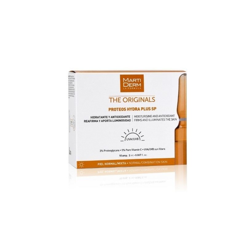 MARTIDERM THE ORIGINALS PROTEOS HYDRA PLUS SP 10 AMPOLLAS