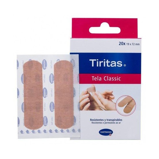 HARTMANN TIRITAS CLASICC19X72 MM 20 UNIDADES