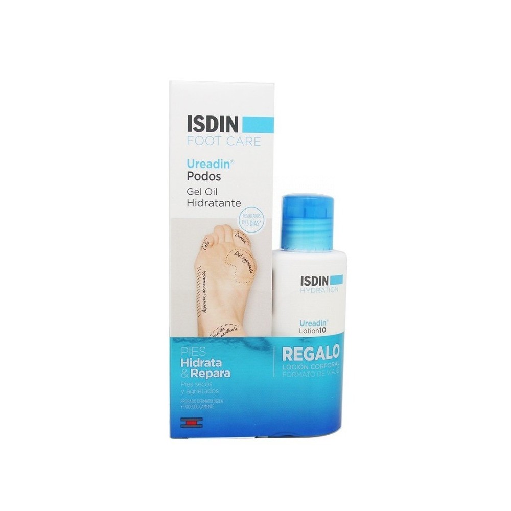 ISDIN UREADIN PACK PODOS GEL OIL HIDRATANTE 75 ML+ LOCIÓN 10 100ML