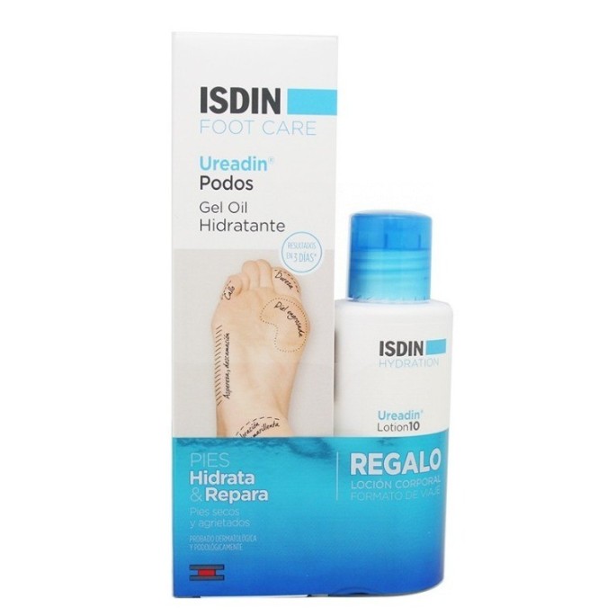 ISDIN UREADIN PACK PODOS GEL OIL HIDRATANTE 75 ML+ LOCIÓN 10 100ML