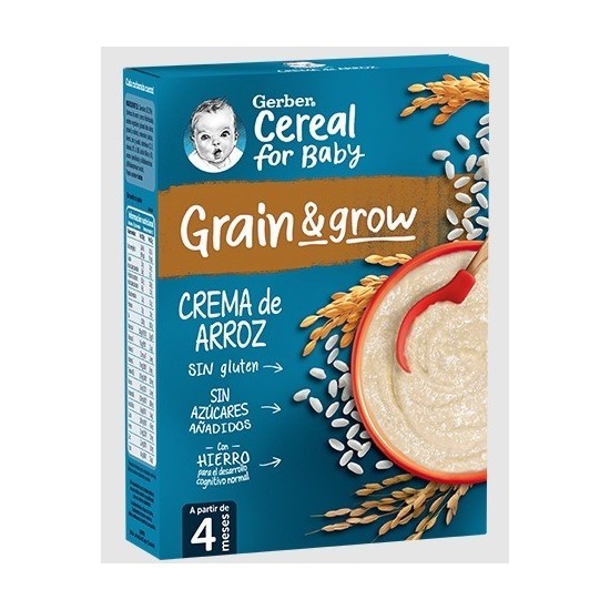 GERBER PAPILLA CREMA DE ARROZ 250 G +4M