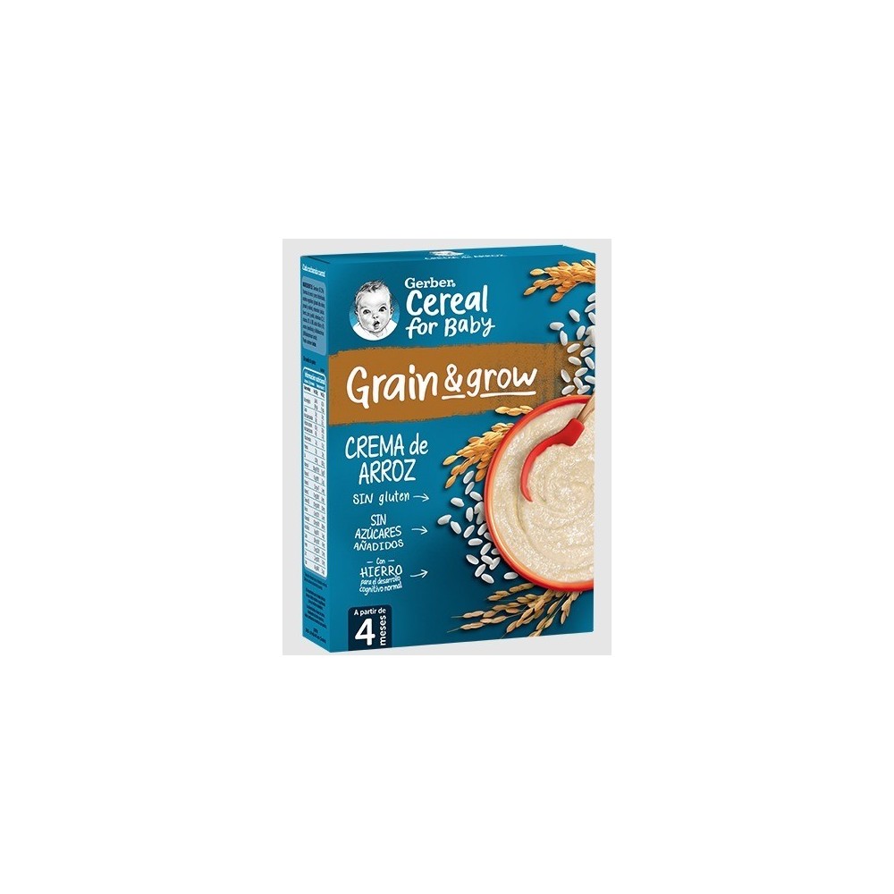 GERBER PAPILLA CREMA DE ARROZ 250 G +4M