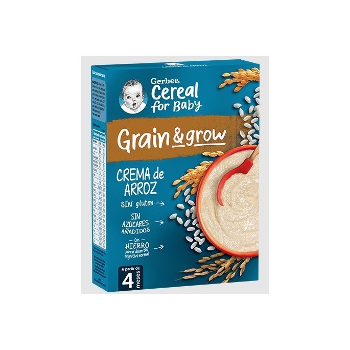 GERBER PAPILLA CREMA DE ARROZ 250 G +4M