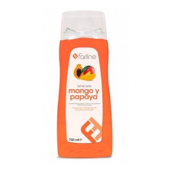 FARLINE GEL DE BAÑO MANGO Y PAPAYA 750ML