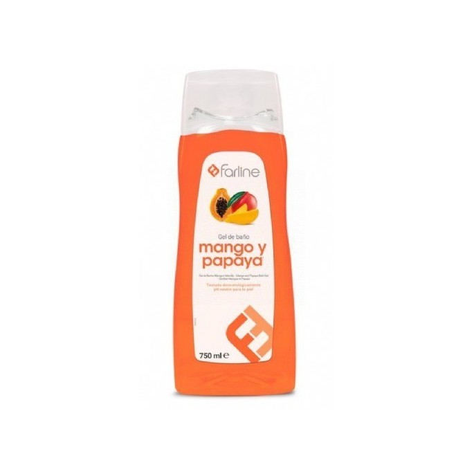 FARLINE GEL DE BAÑO MANGO Y PAPAYA 750ML