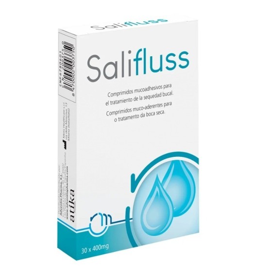 SALIFLUSS SEQUEDAD BUCAL 30 COMPRIMIDOS MUCOADHESIVOS