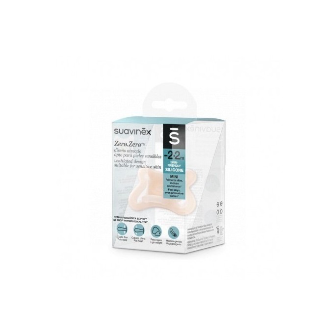 SUAVINEX CHUPETE SILICONA FISIOLÓGICO SX PRO -2 A 2M