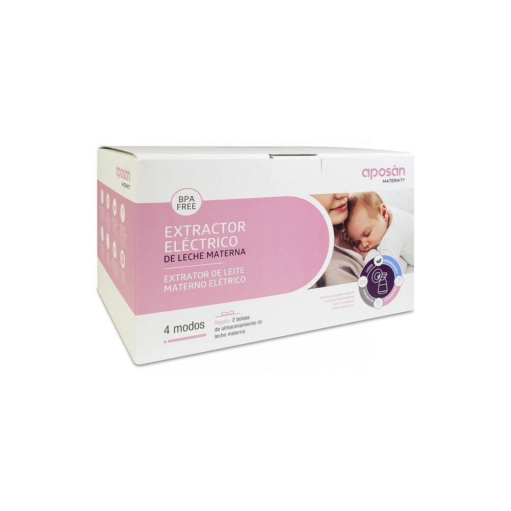 EXTRACTOR ELECTRICO DE LECHE MATERNA APOSAN MATERNITY 1 UNIDAD