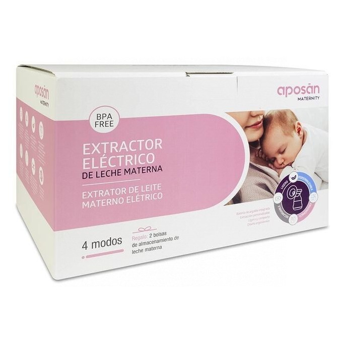 EXTRACTOR ELECTRICO DE LECHE MATERNA APOSAN MATERNITY 1 UNIDAD