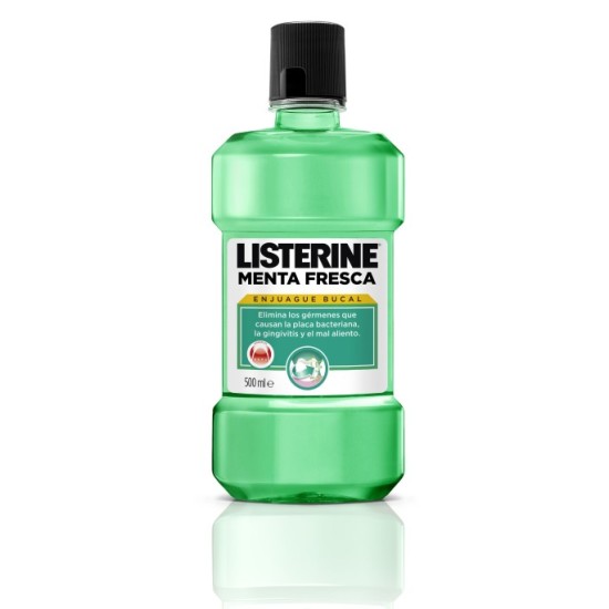 LISTERINE ANTISEPTICO BUCAL MENTA FRESCA 500