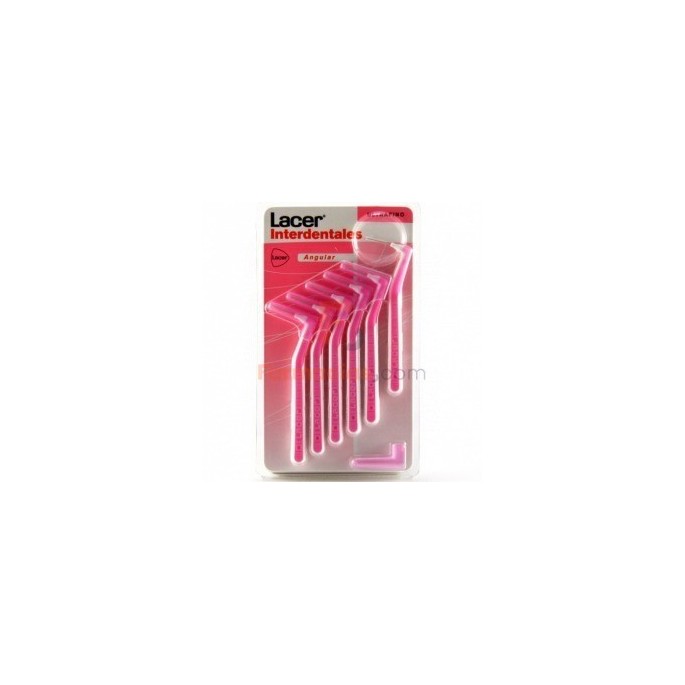 LACER CEPILLO INTERDENTAL ANGULAR EXTRAFINO 10 UDS
