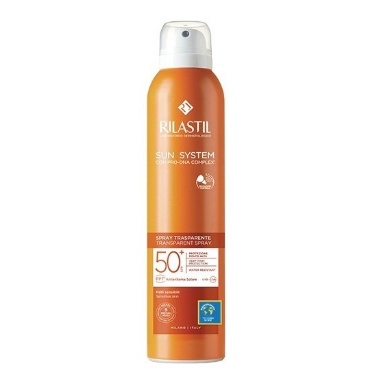 RILASTIL SUN SYSTEM SPRAY TRANSPARENTE SPF-50+ 200ML
