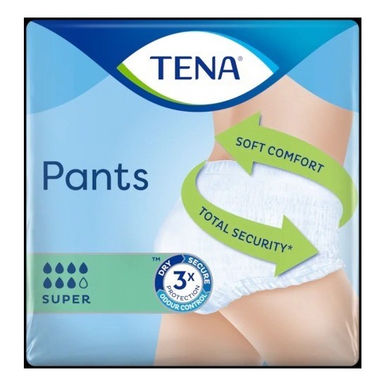 TENA PANTS SUPER TALLA MEDIANA 12 UDS