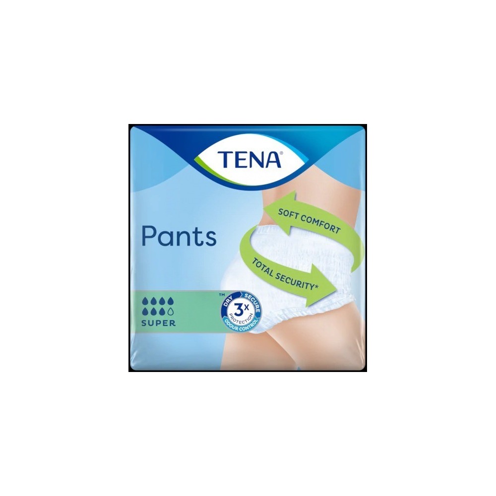 TENA PANTS SUPER TALLA MEDIANA 12 UDS