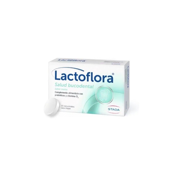 LACTOFLORA SALUD BUCODENTAL SABOR MENTA 30 COMPRIMIDOS