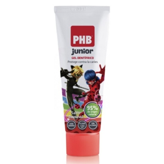 PHB JUNIOR PASTA DENTAL DE TROPICAL 6-9 AÑOS 75ML