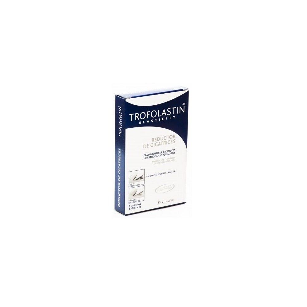 TROFOLASTIN REDUCTOR CICATRICES 5X7,5CM 5UDS