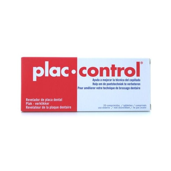 PLAC CONTROL REVELADOR DE PLACA 20 COMPRIMIDOS