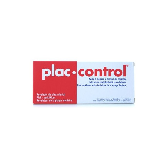 PLAC CONTROL REVELADOR DE PLACA 20 COMPRIMIDOS