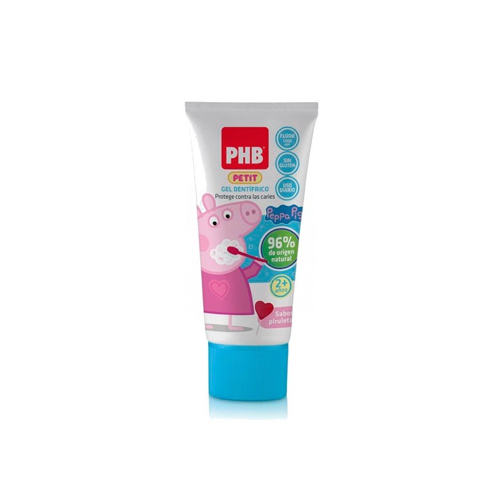 PHB PETIT GEL INFANTIL PEPPA PIG SABOR PIRULETA 75ML