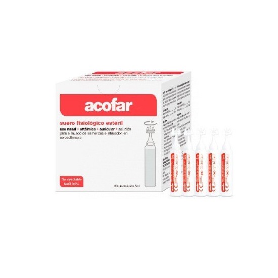 ACOFAR SUERO FISIOLÓGICO MONODOSIS 30UDS