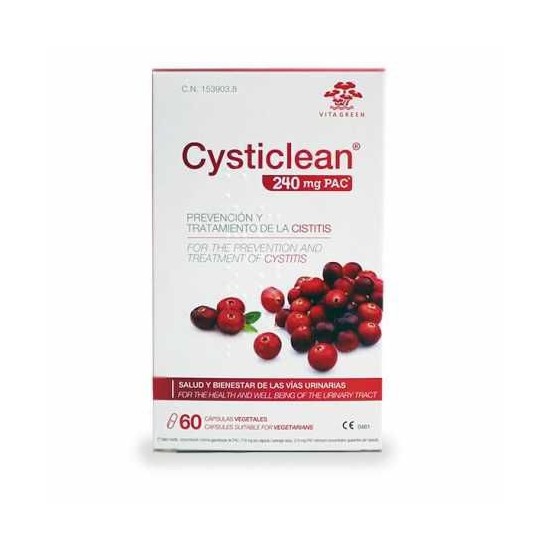 CYSTICLEAN 240 MG PAC 60 CAPS