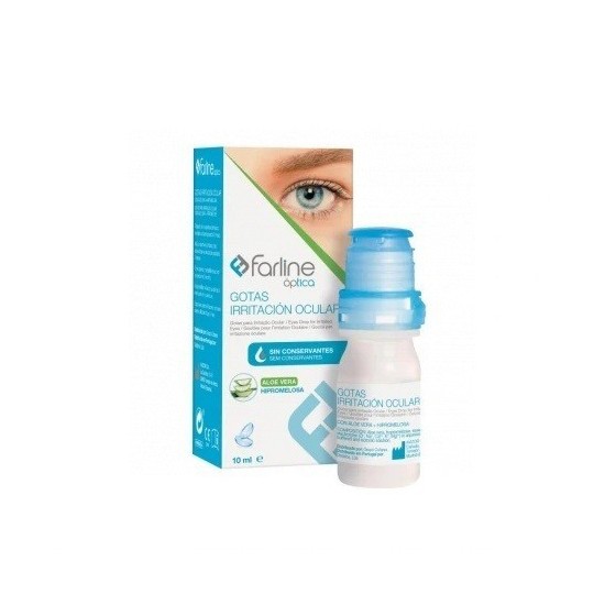 FARLINE OPTICA GOTAS IRRITACION OCULAR ALOE VERA + HIPROMELOSA  1 ENVASE 10 ML MULTIDOSIS