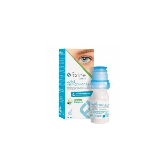 FARLINE OPTICA GOTAS IRRITACION OCULAR ALOE VERA + HIPROMELOSA  1 ENVASE 10 ML MULTIDOSIS