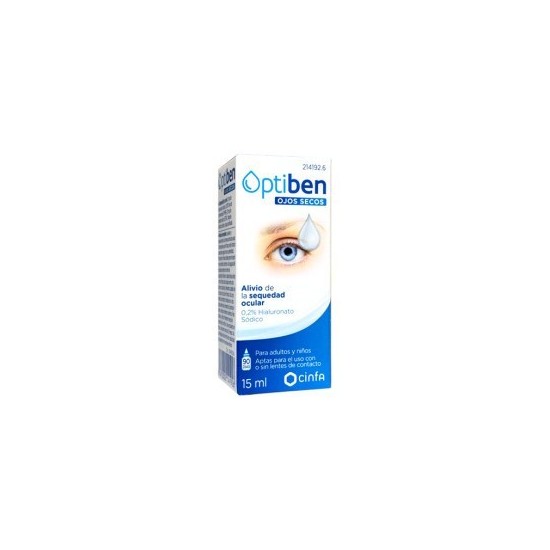 OPTIBEN OJOS SECOS GOTAS 15ML