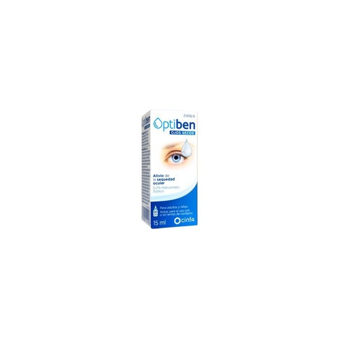 OPTIBEN OJOS SECOS GOTAS 15ML