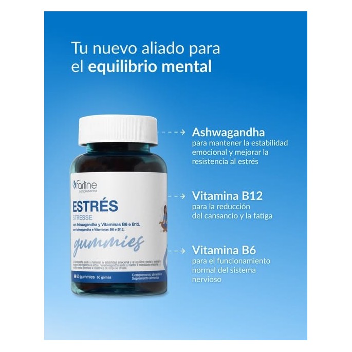 FARLINE ESTRÉS 60 GUMMIES