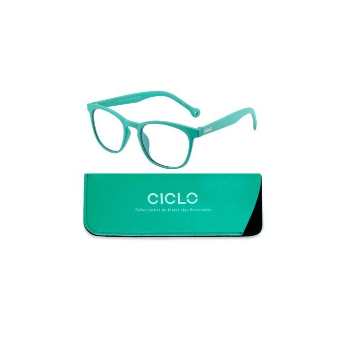 CICLO GAFAS DE PRESBICIA 1 DIOPTRIA TRIANA VERDE GOMA (1.0)