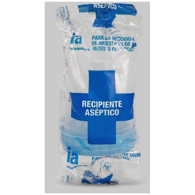 INTERAPOTHEK ENVASE ESTÉRIL 120ML + TUBO